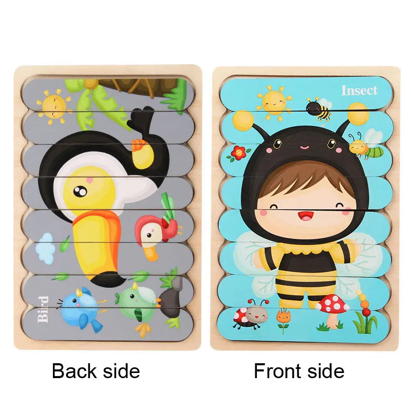Montessori Wooden Animal Puzzle