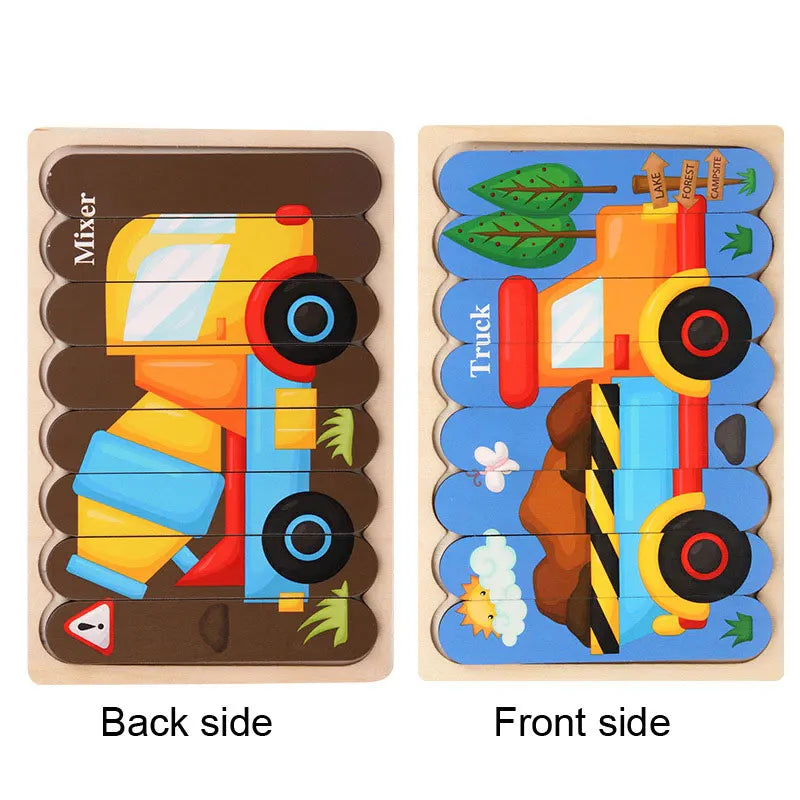 Montessori Wooden Animal Puzzle