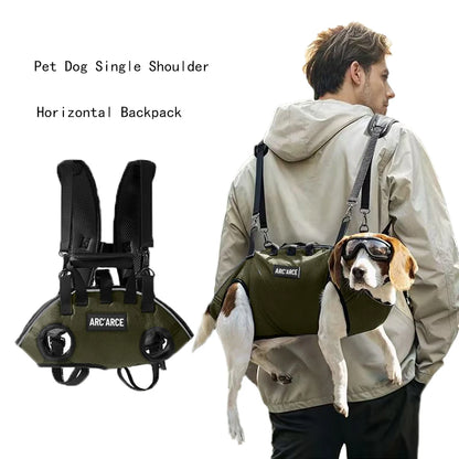 Rear-Facing Pet Backpack Carrier