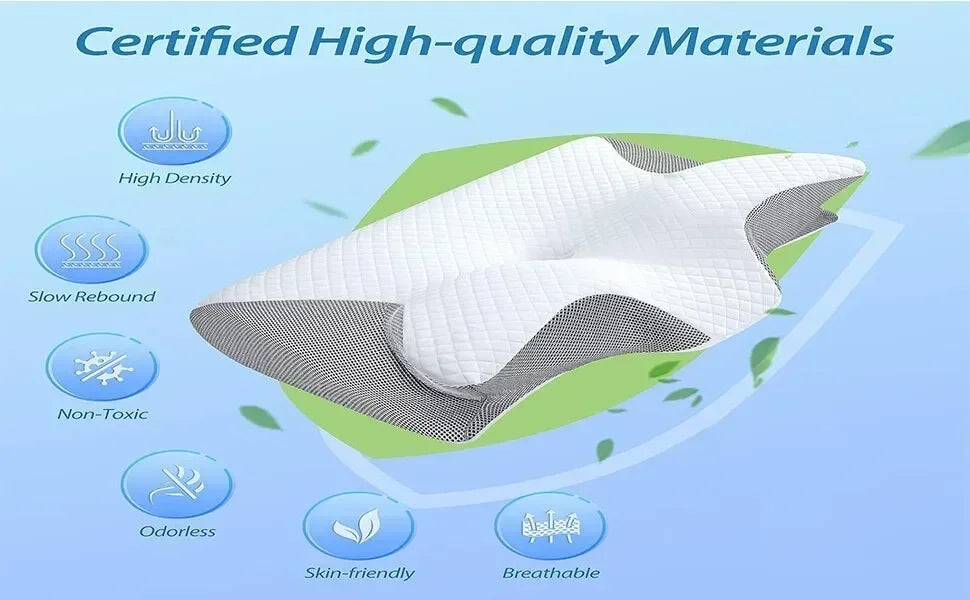 Butterfly Memory Foam Neck Pillow