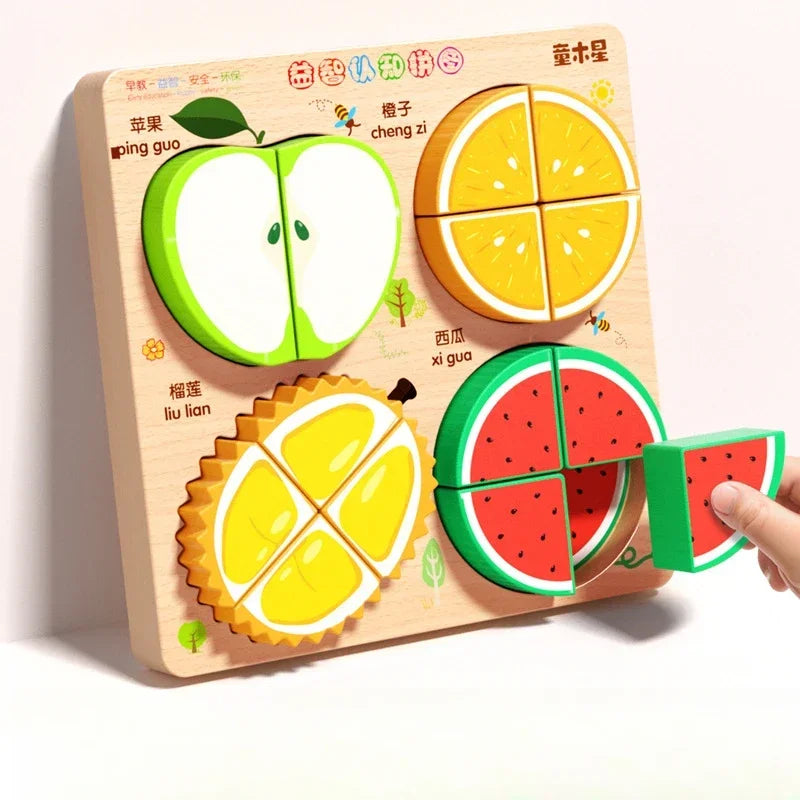 Cartoon 3D Wooden Puzzle