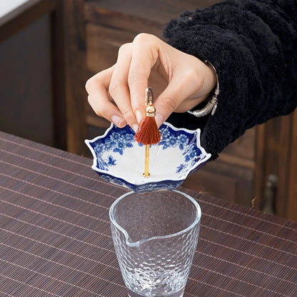 Ceramic Tea Strainer with Umbrella Design