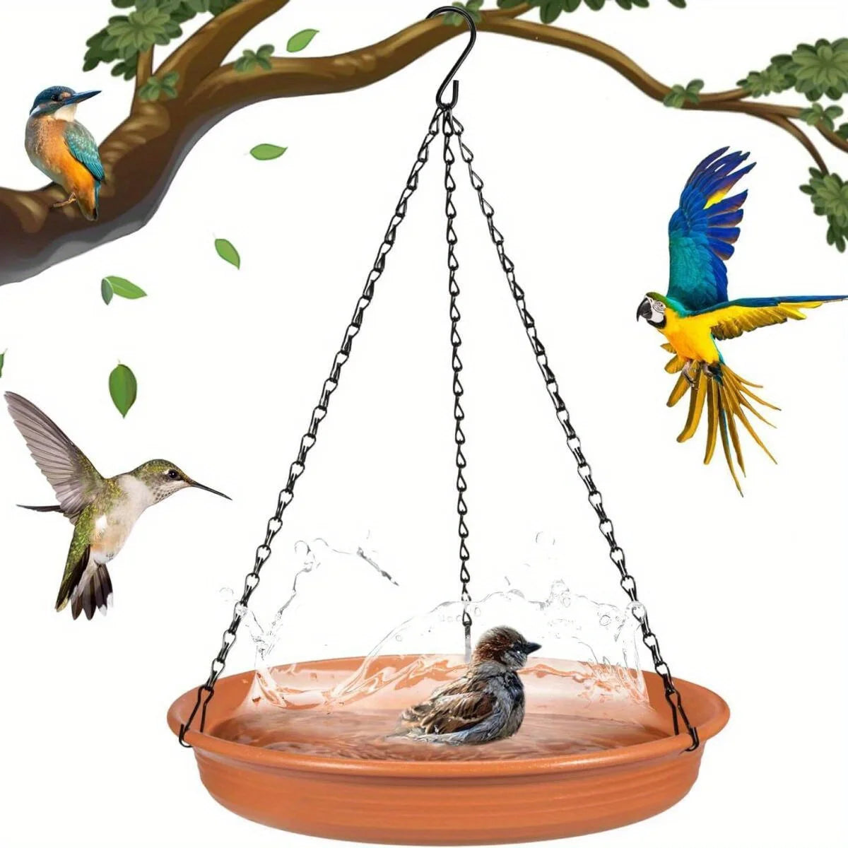 Hanging Bird Feeder Tray