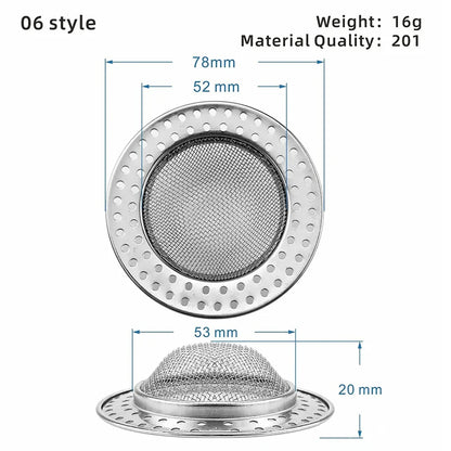 Stainless Steel Sink Strainer