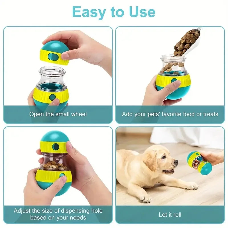 Interactive Double Treat Dog Toy