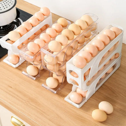 Gravity-Fed Egg Organizer for the Fridge