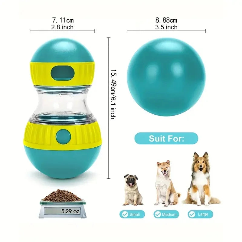 Interactive Double Treat Dog Toy