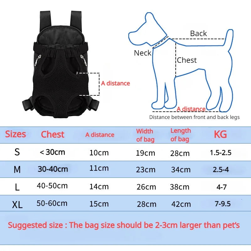 Front Pet Backpack Carrier