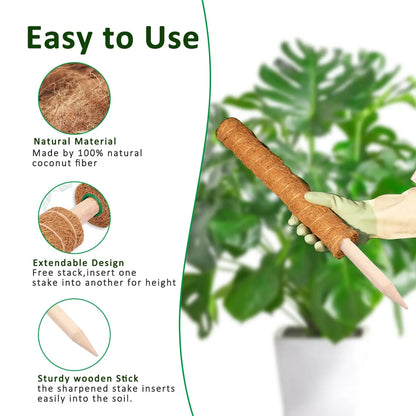 Stackable Moss Pole for Plants