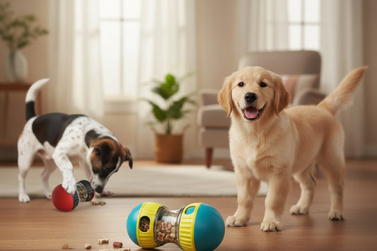 Interactive Double Treat Dog Toy