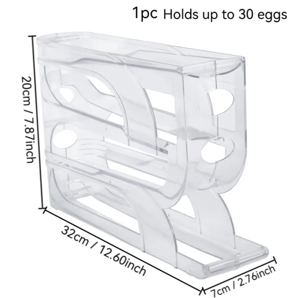 Gravity-Fed Egg Organizer for the Fridge