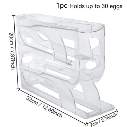 Gravity-Fed Egg Organizer for the Fridge