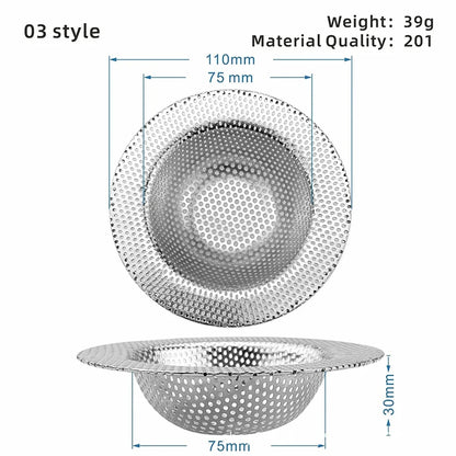 Stainless Steel Sink Strainer