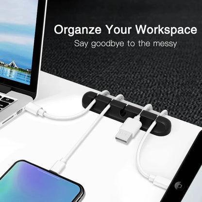 Silicone Cable Organizer Clips