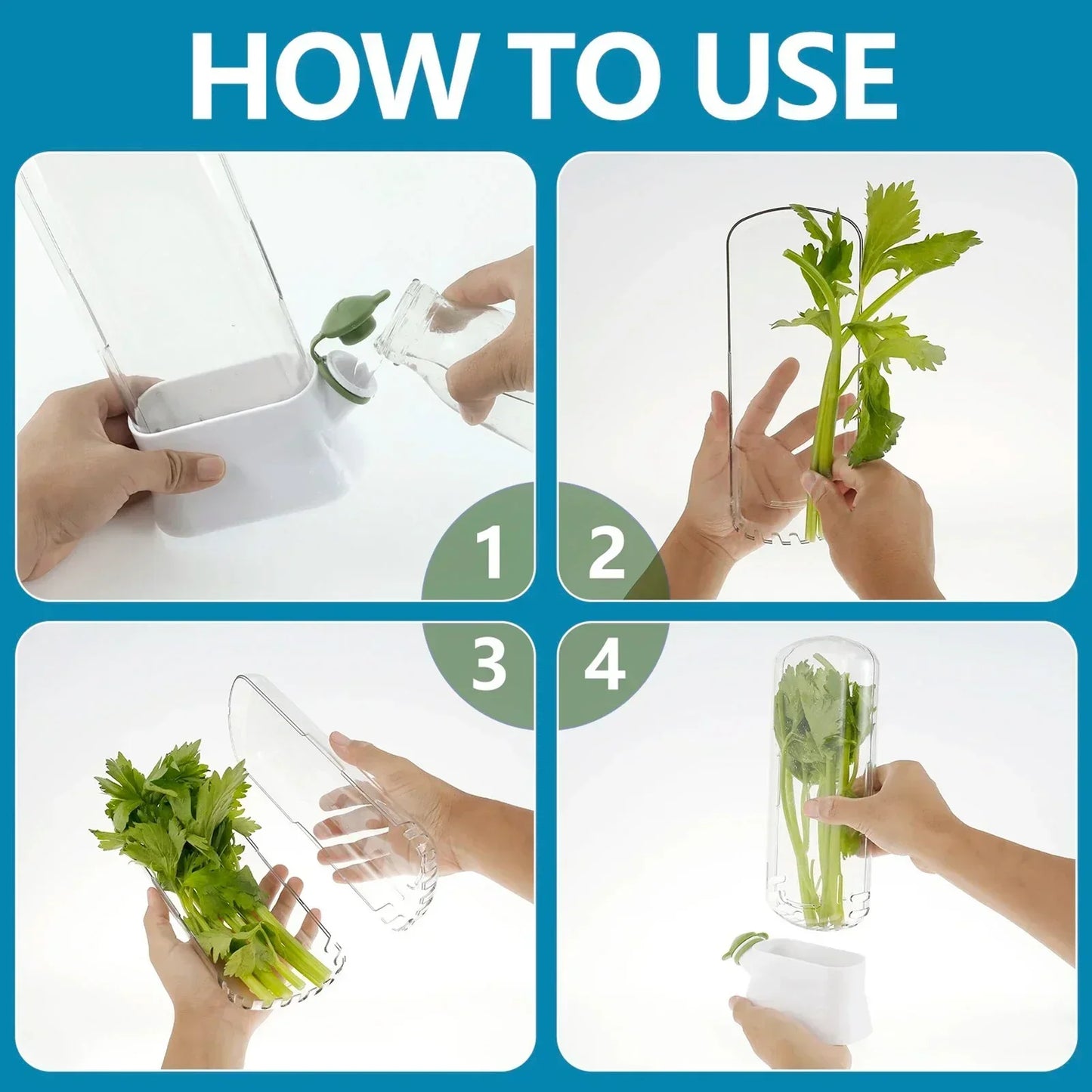 Large Herb Keeper for Refrigerator