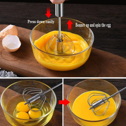Semi-Automatic Egg Whisk