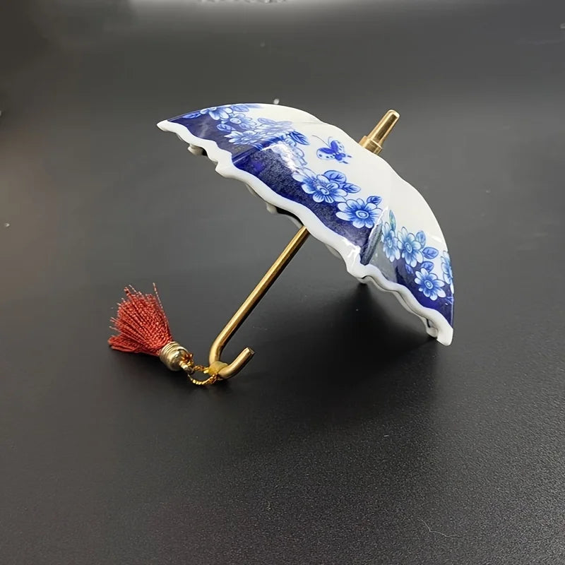 Ceramic Tea Strainer with Umbrella Design