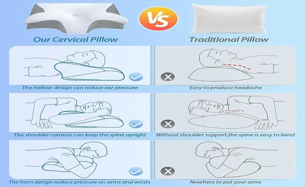 Butterfly Memory Foam Neck Pillow