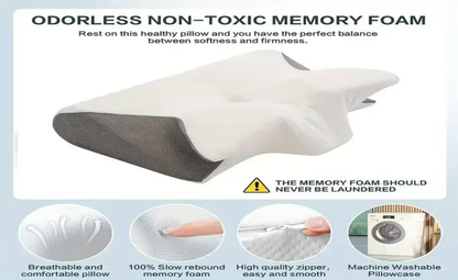Butterfly Memory Foam Neck Pillow