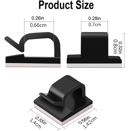 Self-Adhesive Cable Clips