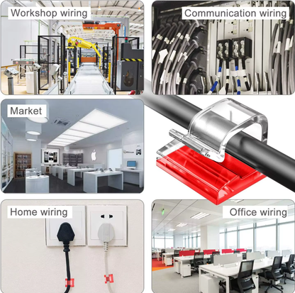 Self-Adhesive Cable Clips