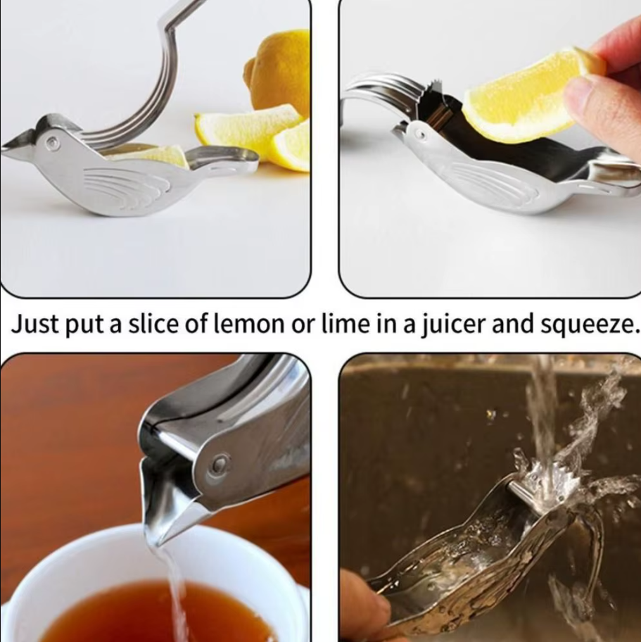 Stainless Steel Bird Lemon Squeezer
