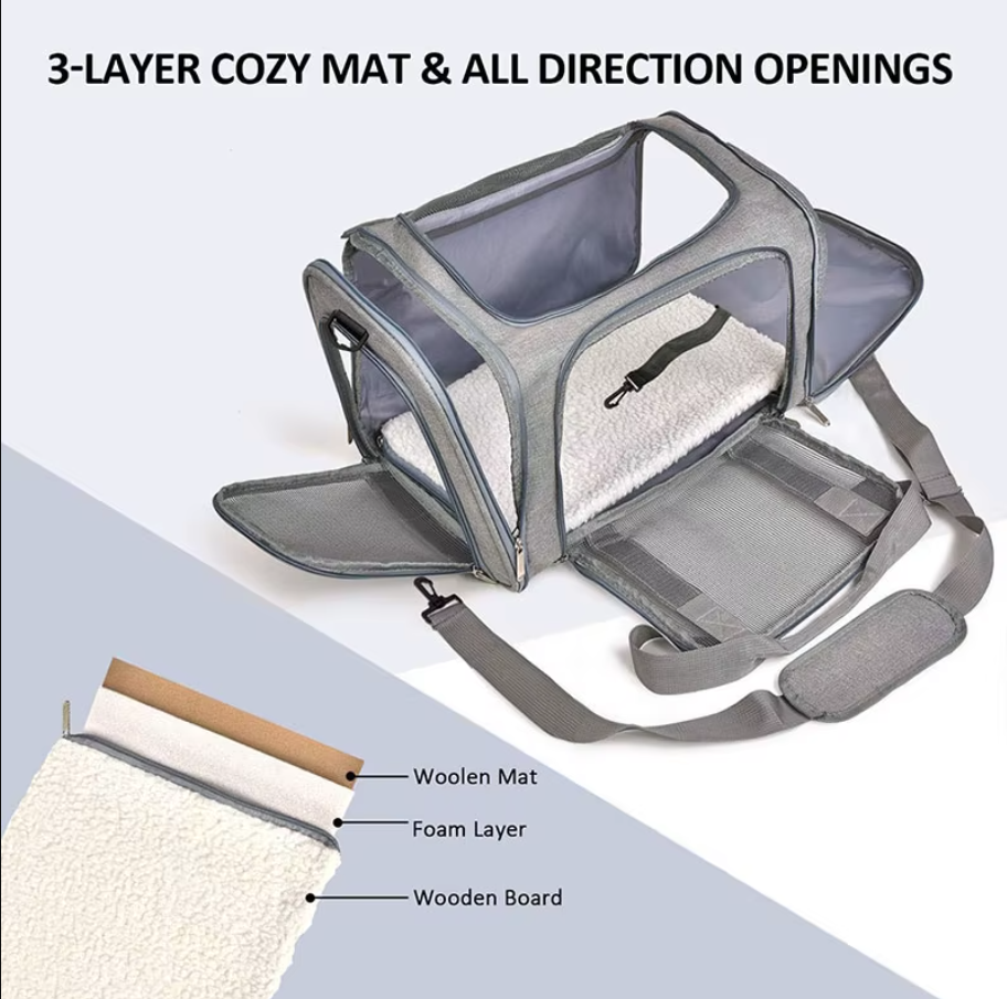Soft Pet Travel Carrier Bag