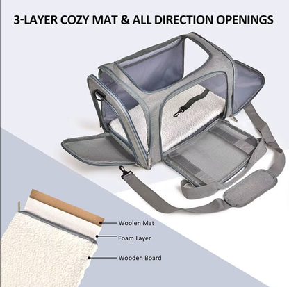 Soft Pet Travel Carrier Bag