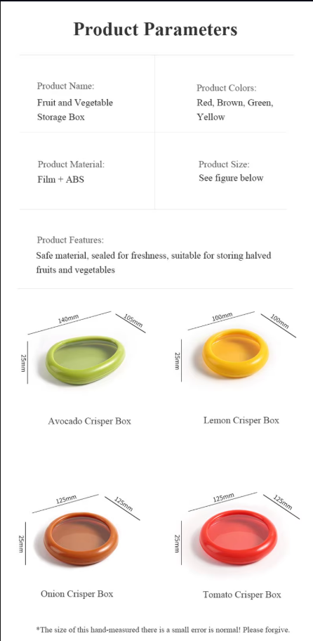 Reusable Fresh Food Storage Boxes