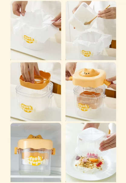 Compact Greek Yogurt Strainer for Creamy Homemade Yogurt